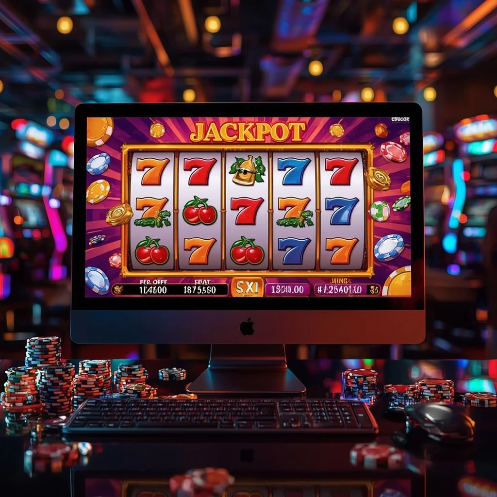 slots sur le moniteur SLOT EXPRESS CASINO